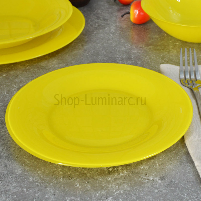 Тарелка десертная Luminarc Ambiante Yellow АМБИАНТЭ ЙЕЛЛОУ - 19 см